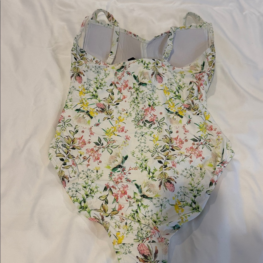 Floral One-Piece Swimsuit - Picture 3 of 5